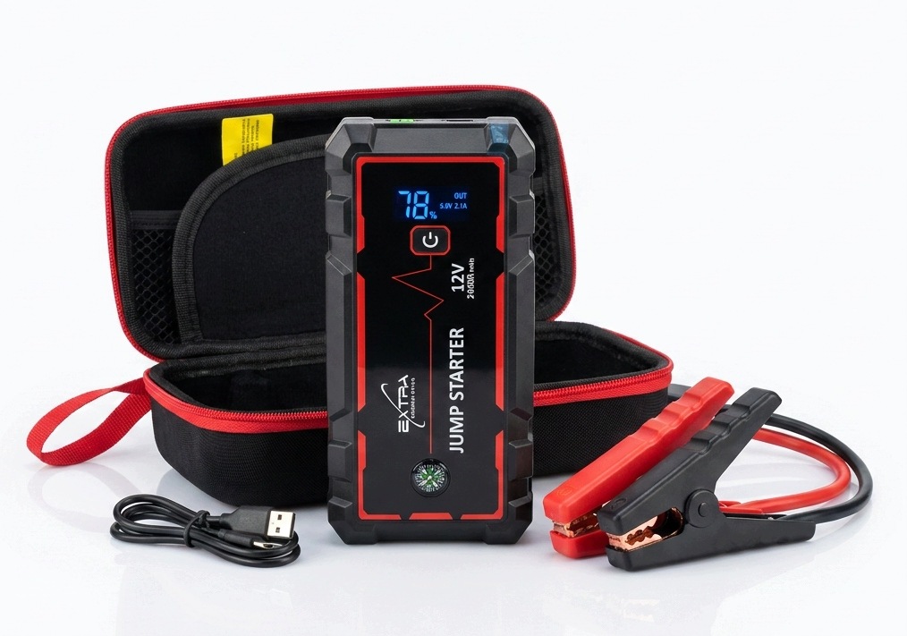 Urządzenie rozruchowe Jump Starter 12V 48000mAh Powerbank etui