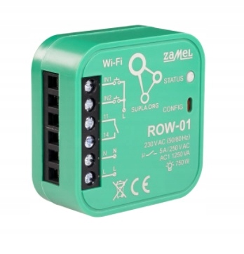 

Supla ROW-01 2-kierunkowy odbiornik WiFi 1kanałowy
