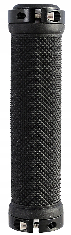 CHWYTY GRIPY ROWEROWE RĄCZKI KIEROWNICY 2 OBEJMY Materiał guma