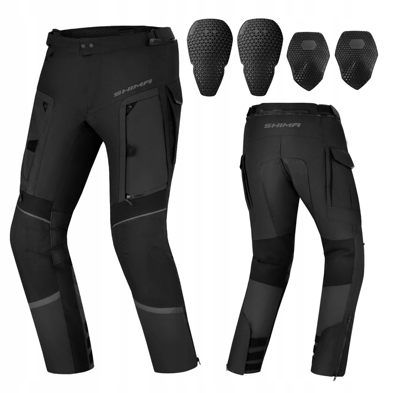 Kalhoty Shima Hero 2 2.0 Men Black motocyklové turistické Bonus