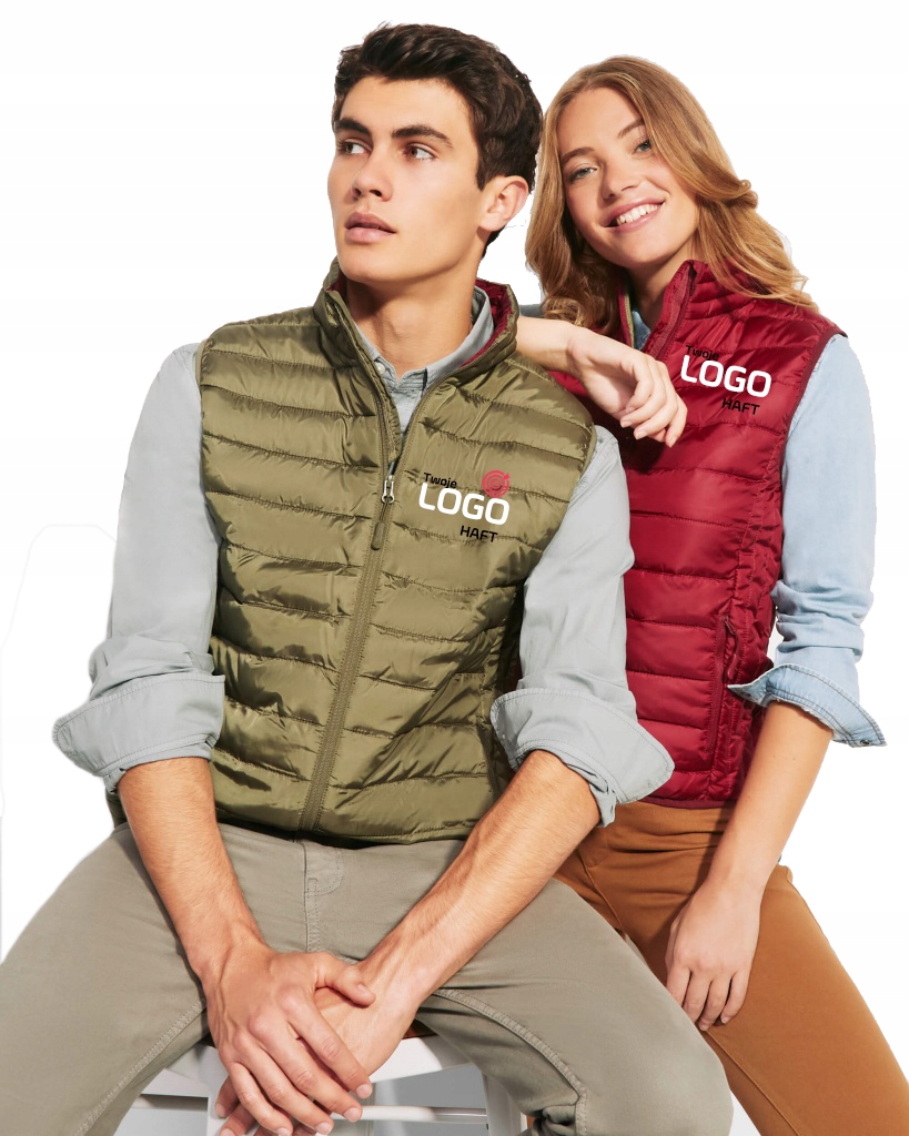 KAMIZELKA BEZREKAWNIK PUCHOWY PIKOWANA z HAFTEM HAFT LOGO WŁASNY NADRUK OSL Kod producenta KAMIZELKA_ROL_OSL_x10