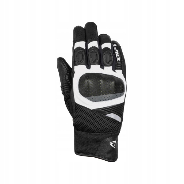 Difi Rukavice Rallye Air Motorcycle Gloves White Farba Čierna/biela