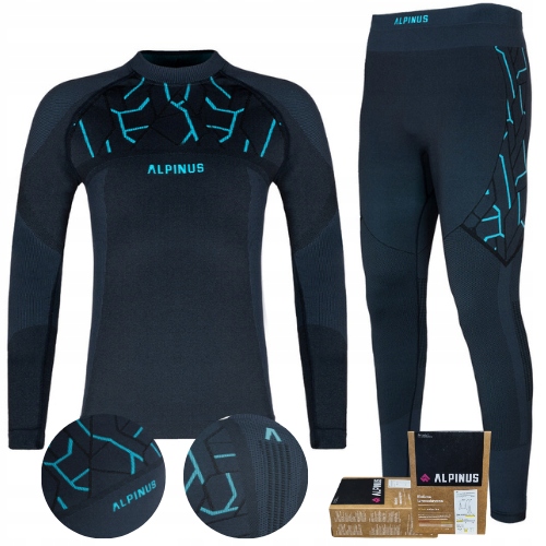 Bielizna Termoaktywna Alpinus Dla Chłopca Dziecka Termiczna Komplet Zestaw