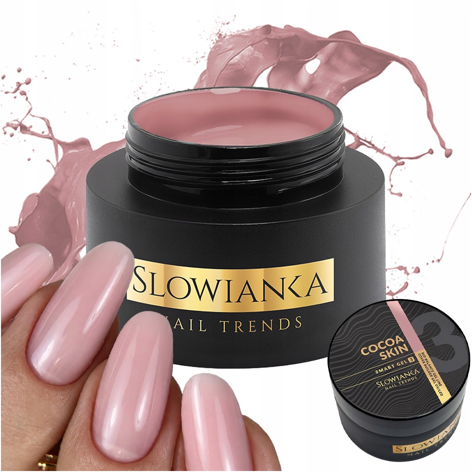 Slowianka Stavební Gel na nehty Smart Gel 03 50 g Cocoa Skin Bronz Nude