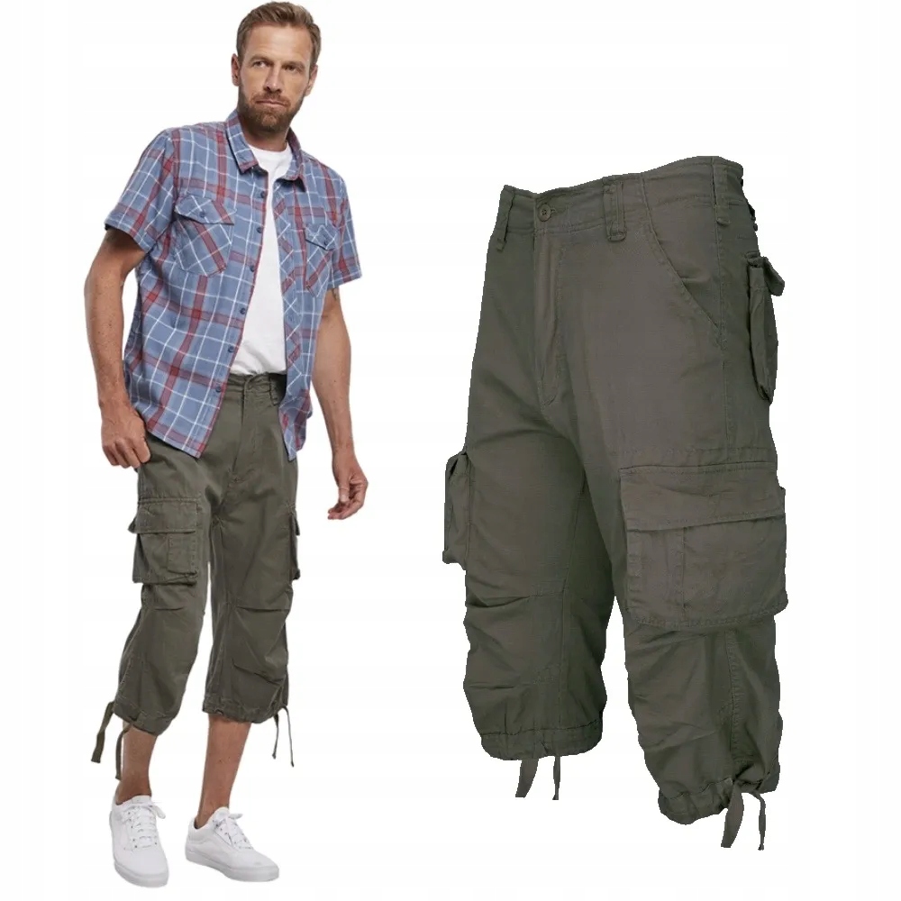 Kraťasy Krátké 3/4 Brandit Urban Legend Olive [M]