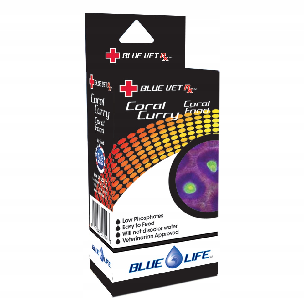 Blue Life Coral Curry 8G Krmivo Pro Korály Suplementace Reef