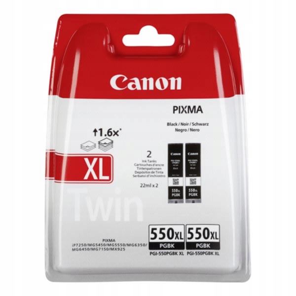 Tisk Canon PGI-550 XL černá 6431B005