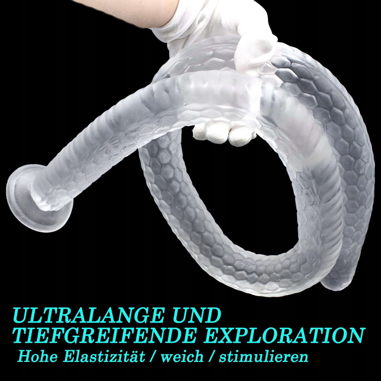 BDSMYEE Dildo Analne Długie 106 CM Z Przyssawką Dla Kobiet i Mężczyzn — miniatura 6