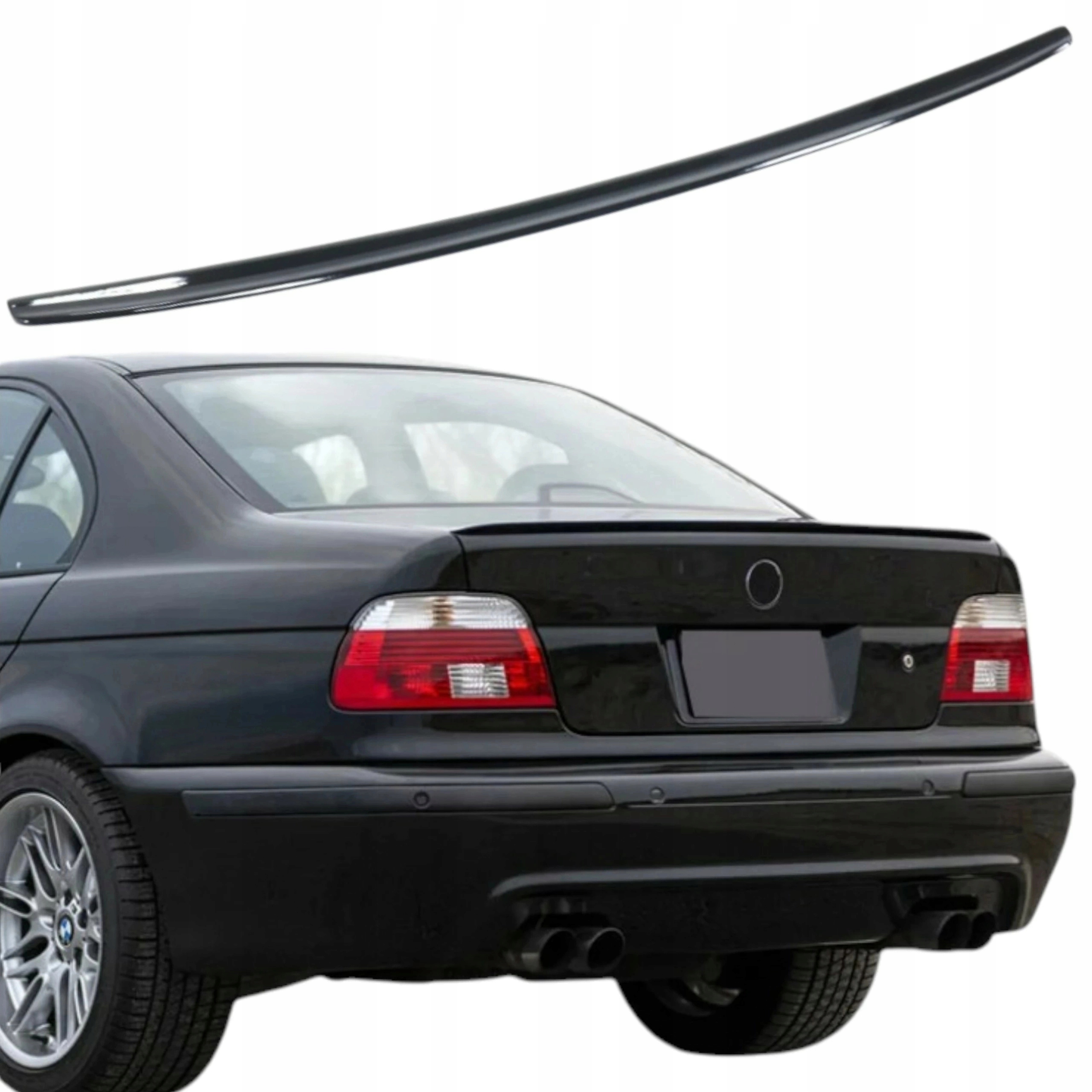 Bmw 5 E39 Spoiler Lotka Černý Lesk Spojler Kryt na Klapku M5 Style M
