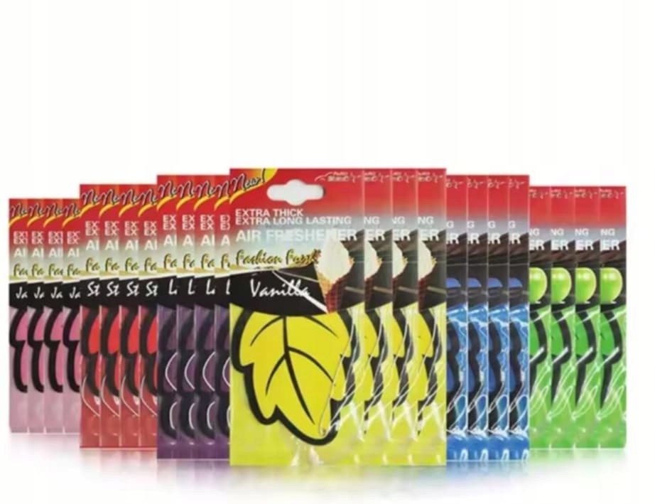 Zapachy Do Samochodu Różne Zapachy MIX 10 Sztuk