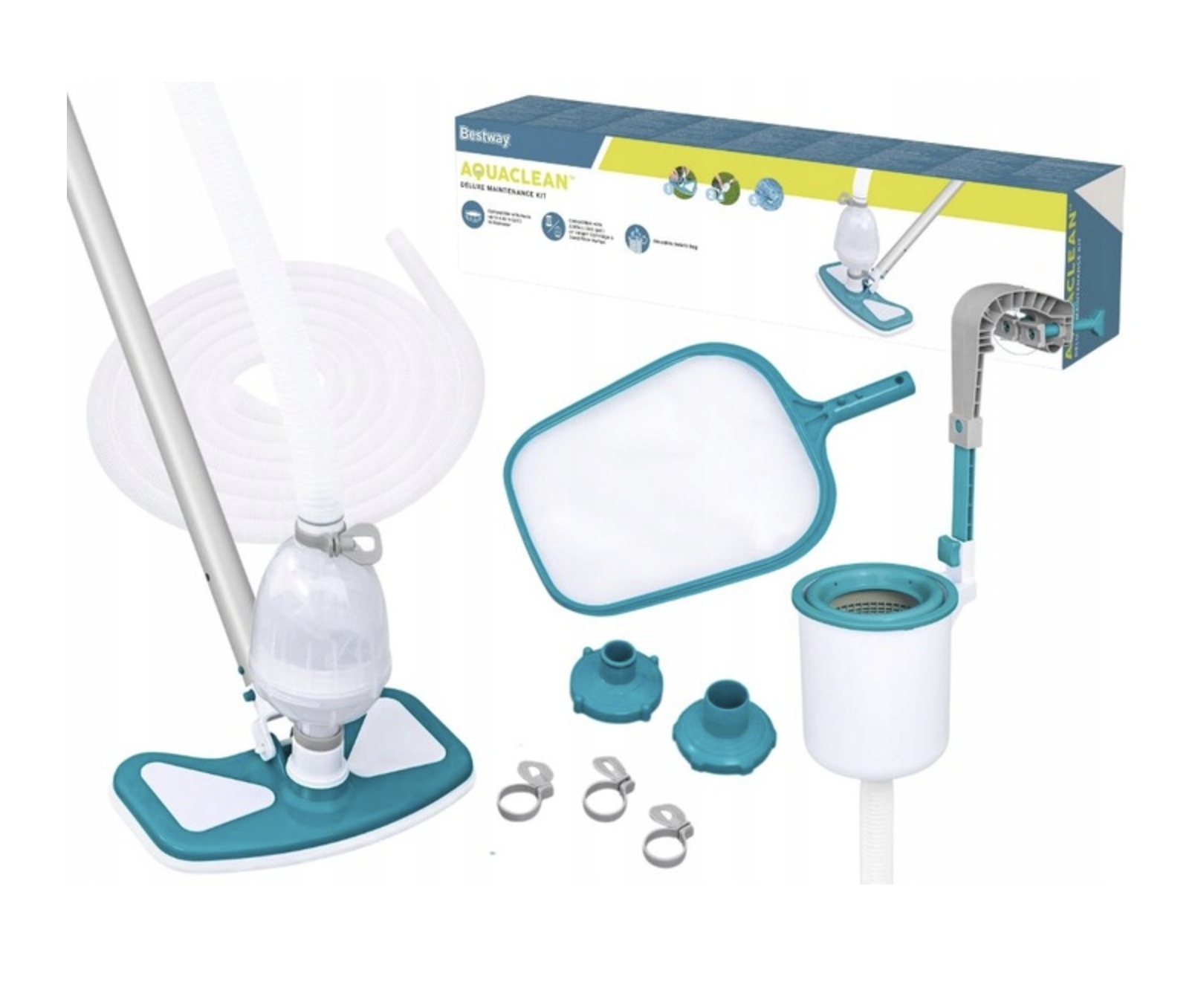 Zestaw czyszczący BESTWAY 58237 odkurzacz, skimmer 58237 Model 58237/12