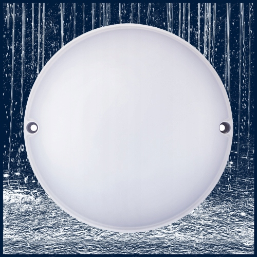 LAMPA DO ŁAZIENKI PLAFON ŁAZIENKOWY LED 12W IP65 Rodzaj gwintu zintegrowane źródło LED