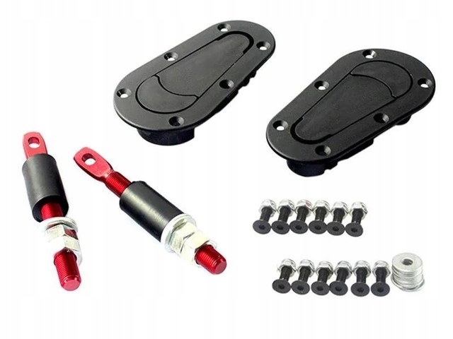 Zapinki maski AERO / CZARNY MAT Drift KJS TA Laminat