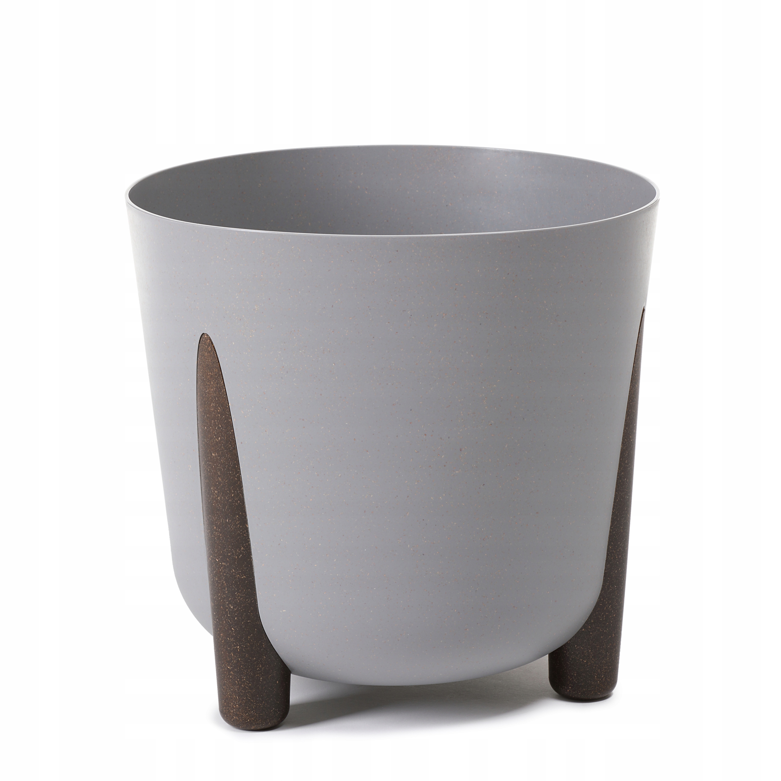 

Donica Doniczka Frida eco wood 26 cm Szara