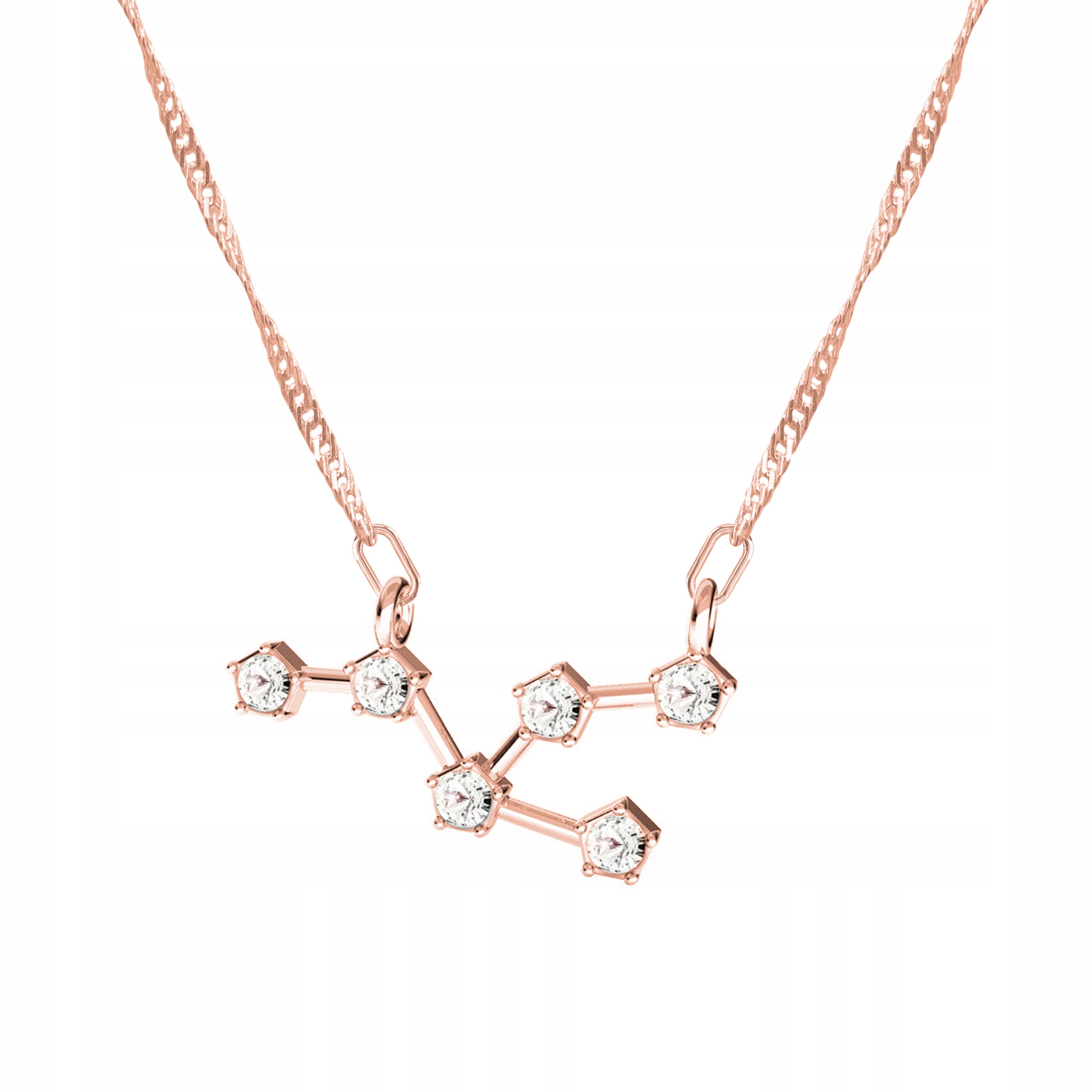 Řetízek zlatý náhrdelník Znamení Zvěrokruhu Býk 925