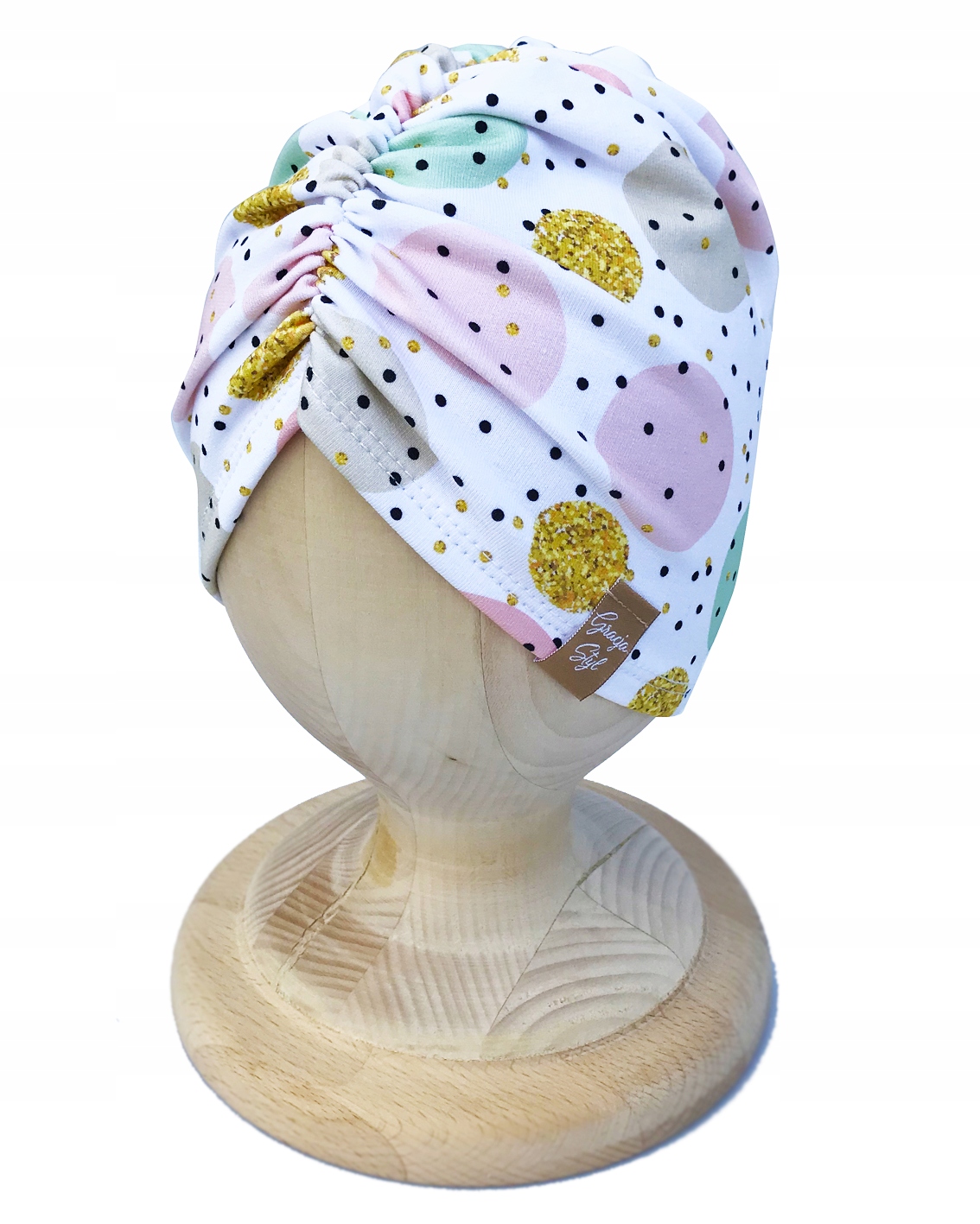 

Czapka dziecięca Turban Marszczony na 48-51