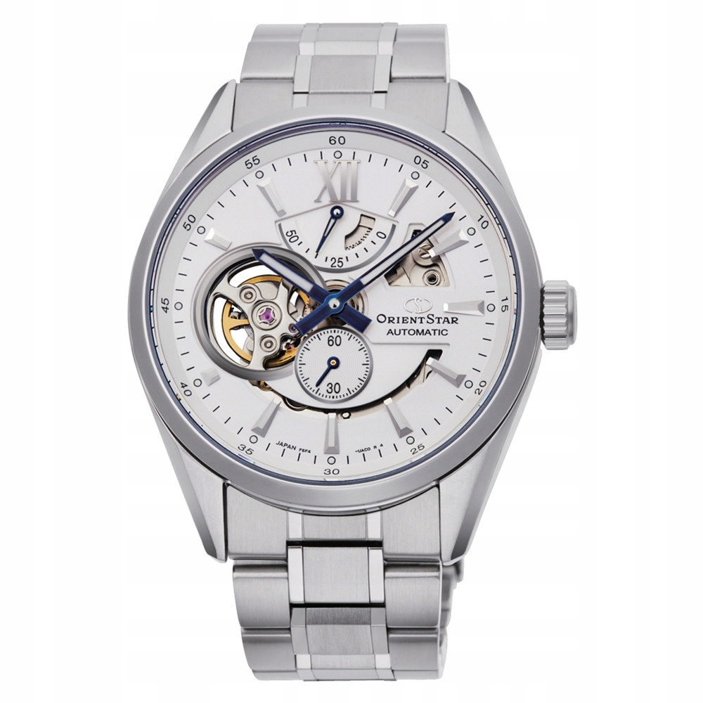 Pánské Hodinky Orient Star RE-AV0113S00B stříbrný náramek
