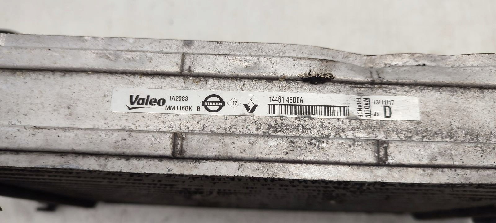 Intercooler luftansaugkanal Renault Megane IV 1,3 TCE