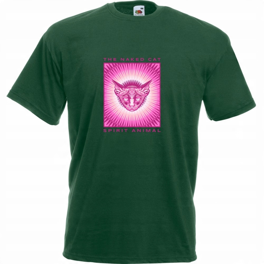 

Koszulka naked cat nagi kot XL butelkowa