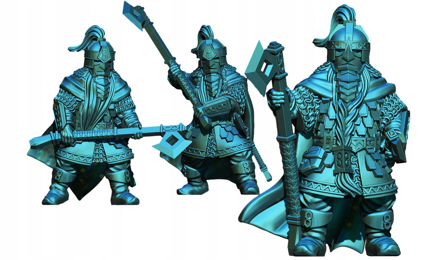 Dwarven Royal Guards - 1x - Khurzluk Miniatures - Minifaktura