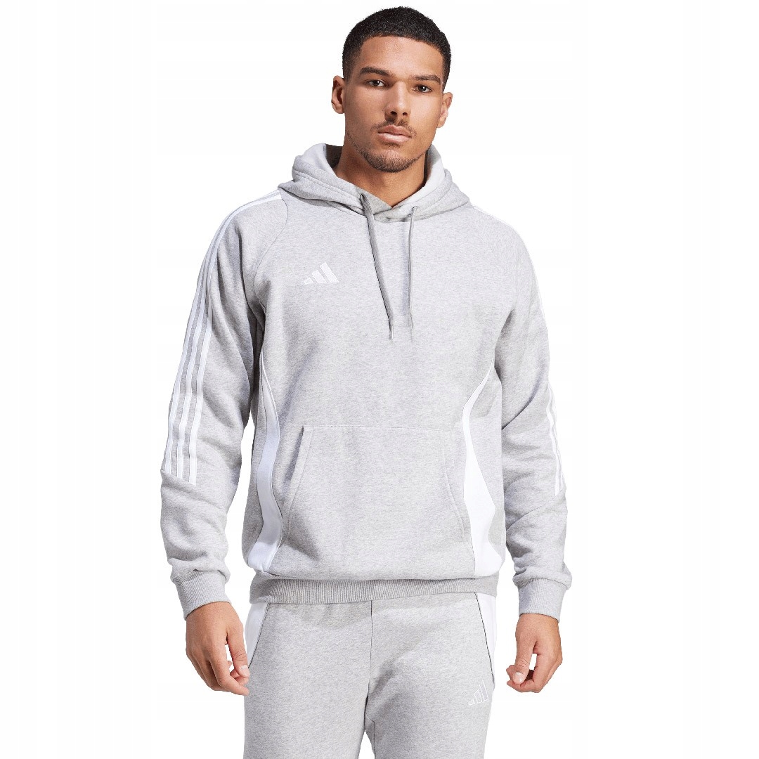 Pánská mikina adidas Tiro 24 Sweat Hooded šedá IR7545