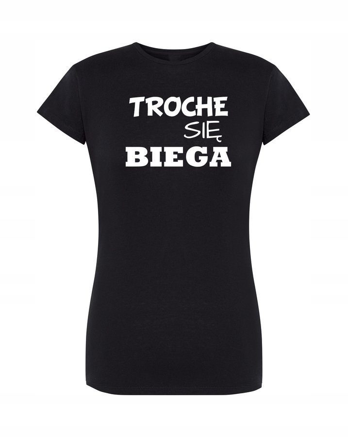 

Koszulka damska Trochę Się Biega, czarna 2XL