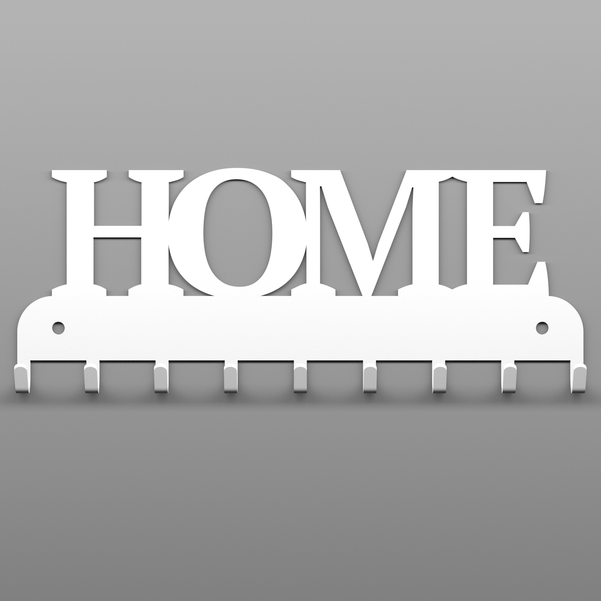 WIESZAK NA KLUCZE ŚCIENNY NA ŚCIANĘ BIAŁY Marka ZENSO