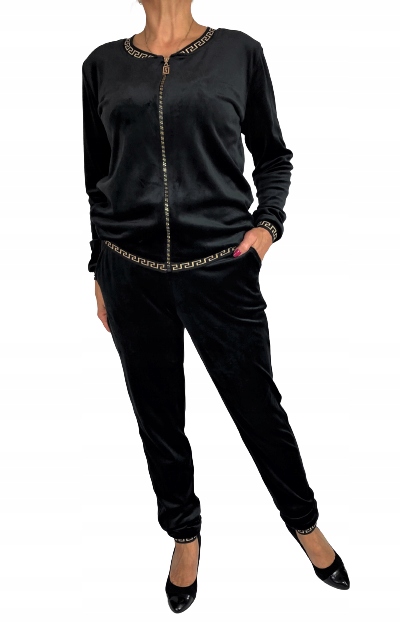 

Dres Welurowy Czarny Na Zamek "V 38 40