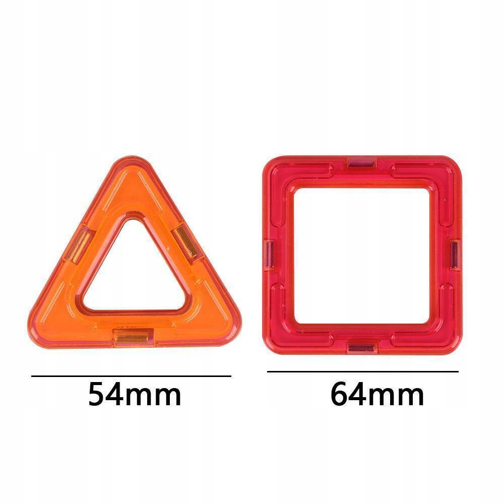 KLOCKI MAGNETYCZNE PANELE KONSTRUKCYJNE MAGNETYCZNYCH KLOCKÓW DLA DZIECI Waga produktu z opakowaniem jednostkowym 0.61 kg