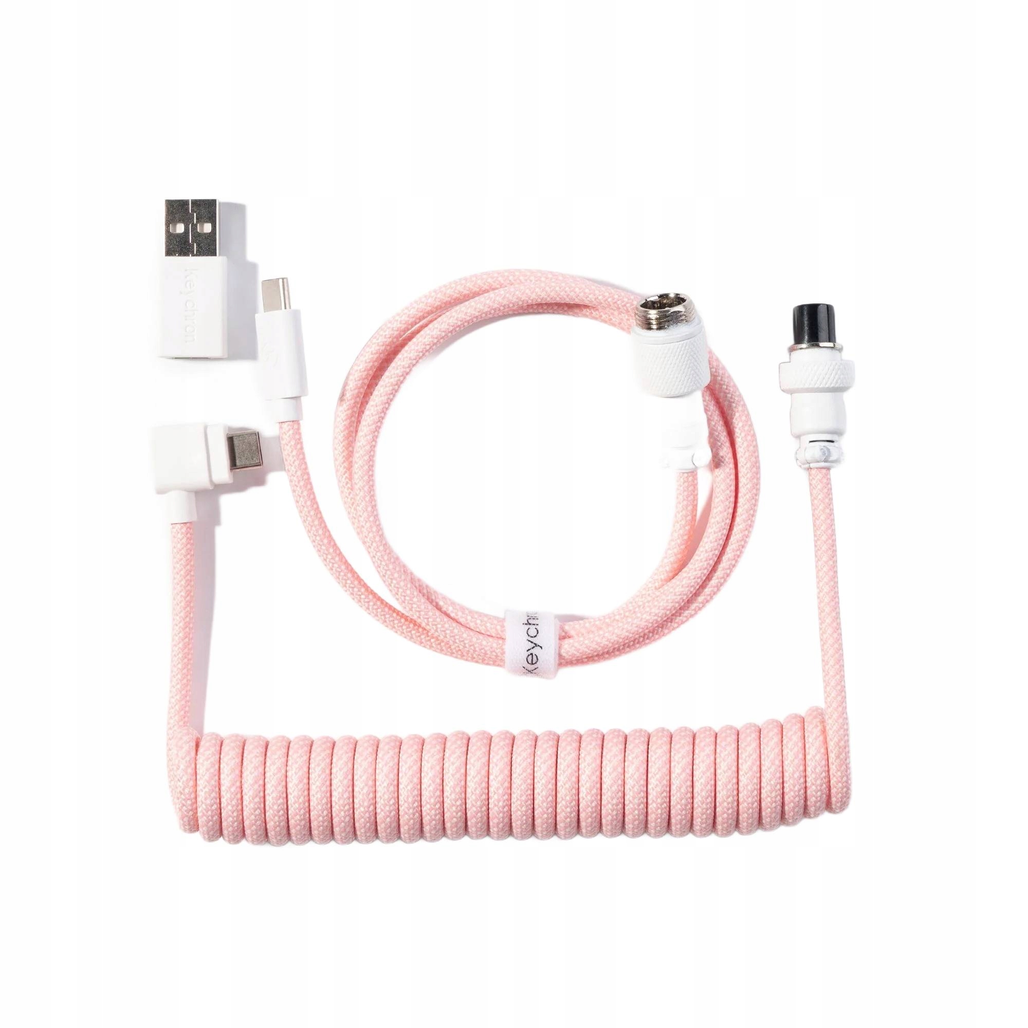 Keychron Coiled Aviator Cable Kabel Spiralny do Klawiatury Mechanicznej