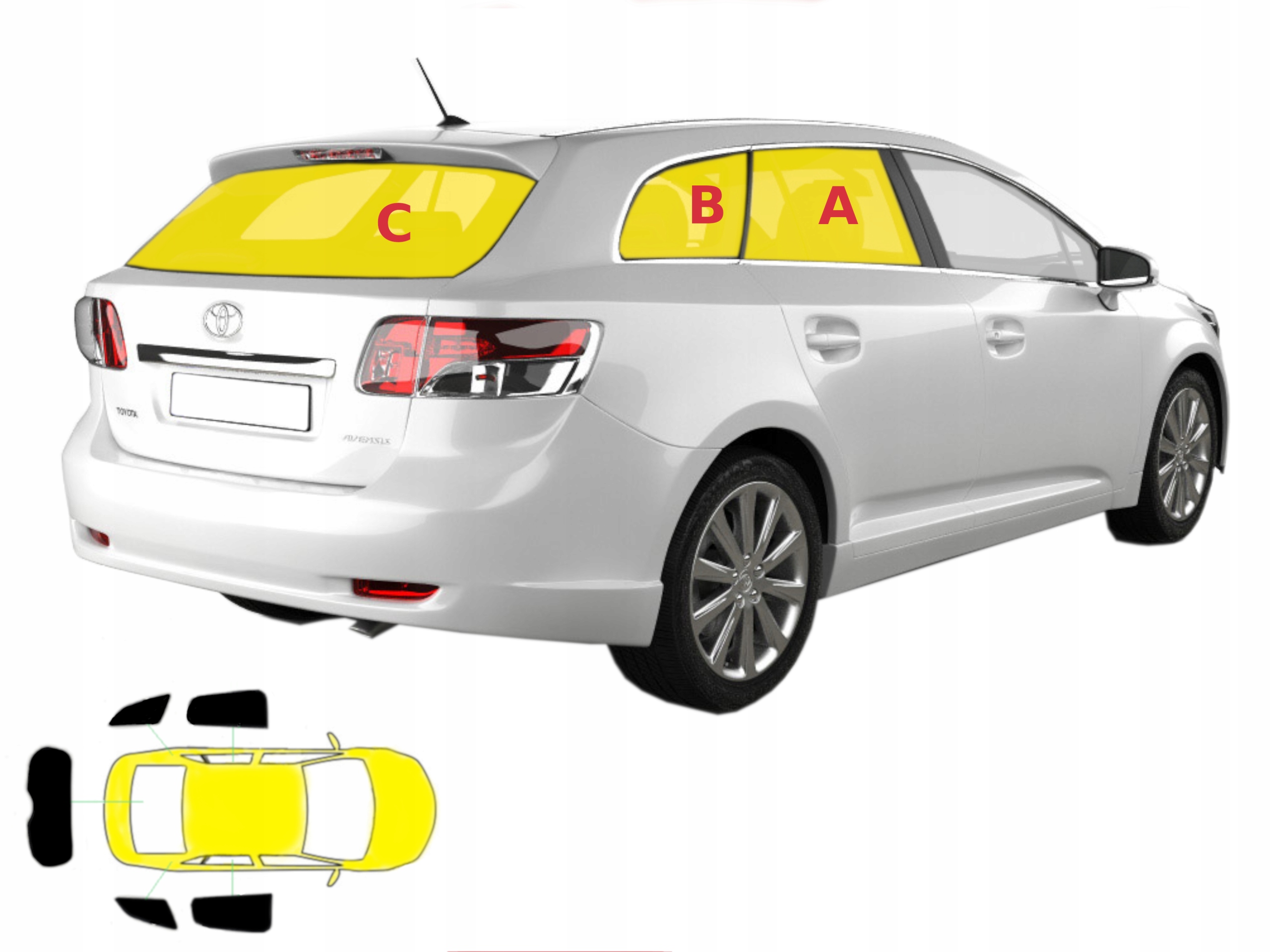 

Zasłonki przeciwsłoneczne Toyota Avensis III kombi
