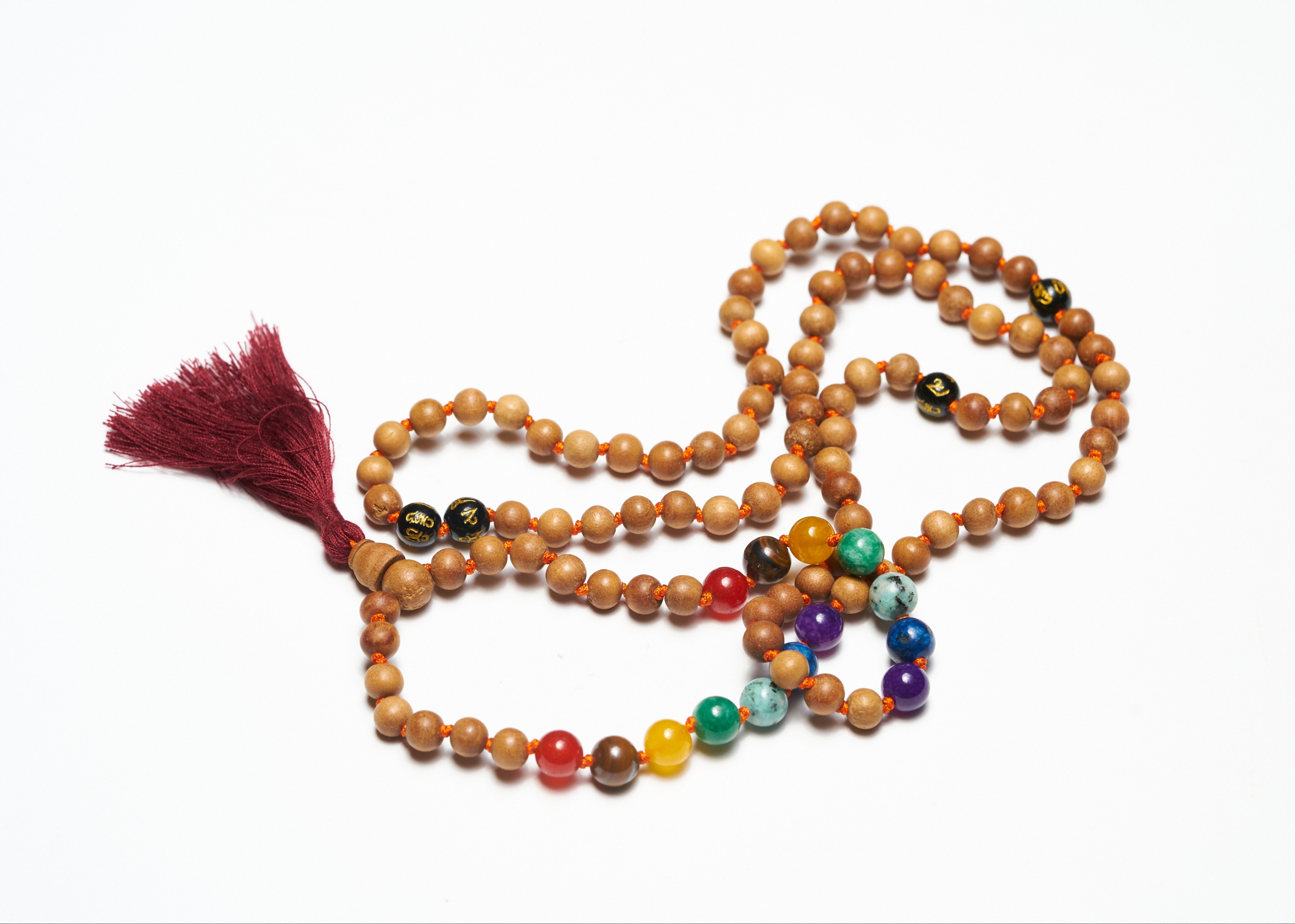 Mala buddhistická Drewno "s" Ø 0,6 cm
