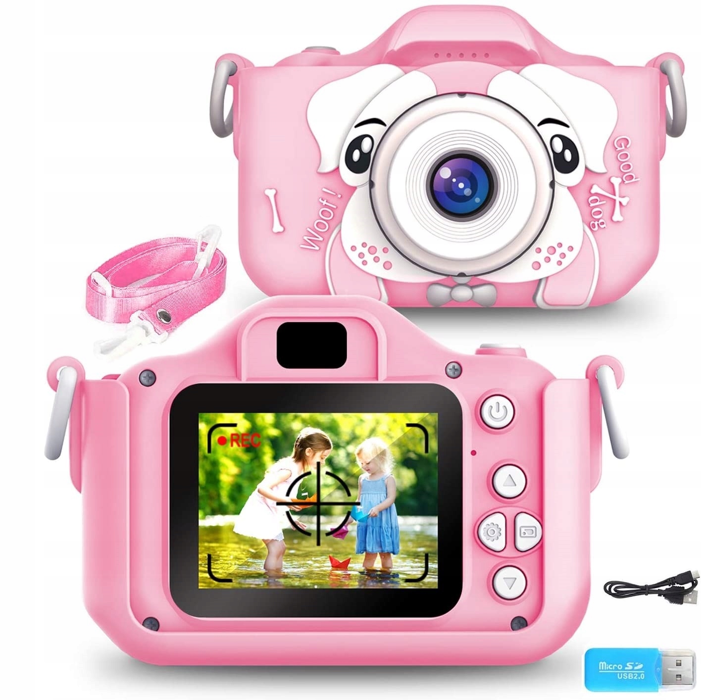 

Cyfrowy aparat dla dzieci Buldog Full Hd 40 Mpx