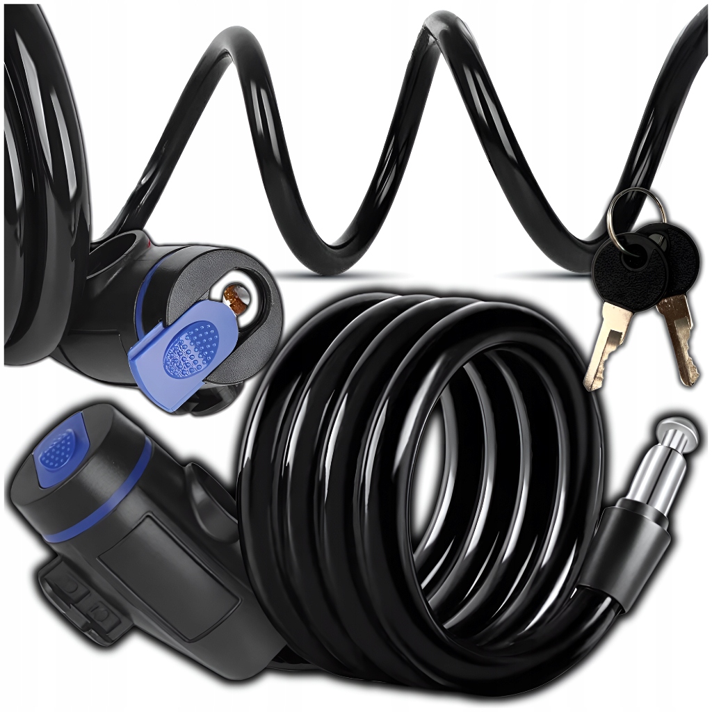 ZAPIĘCIE ROWEROWE SKŁADANE ŁAŃCUCH BLOKADA DO ROWERU ZABEZPIECZENIE LINKA