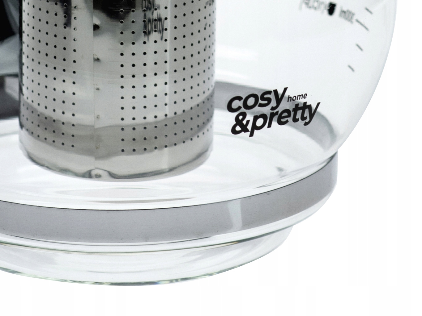 DZBANEK Z ZAPARZACZEM ŻAROODPORNY CZARNY 1300 ml QUELLESSIMO COSY & PRETTY Rodzaj zaparzacz dzbanek