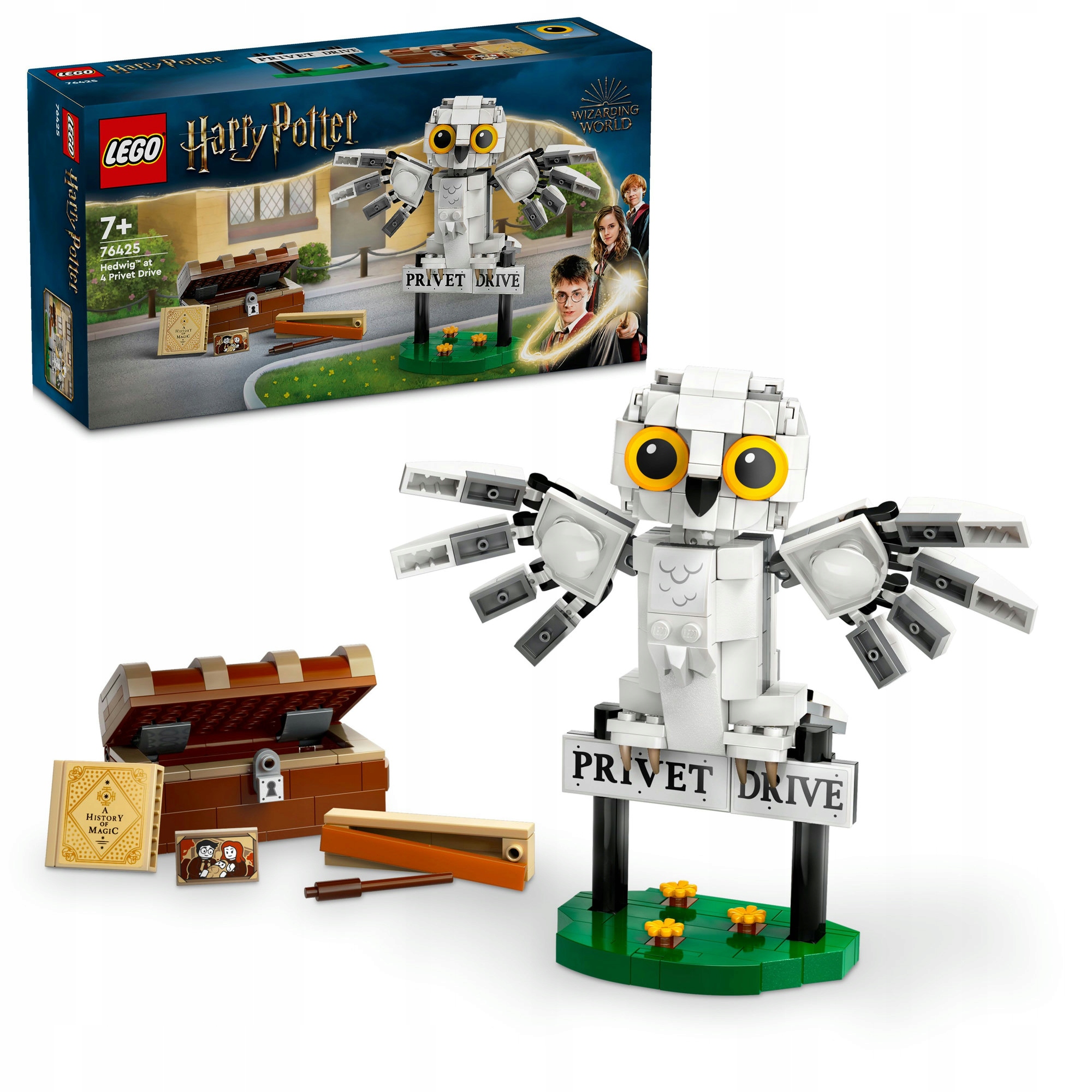 Lego Harry Potter Hedvika s návštěvou na ulici Zobí ulice 4 76425