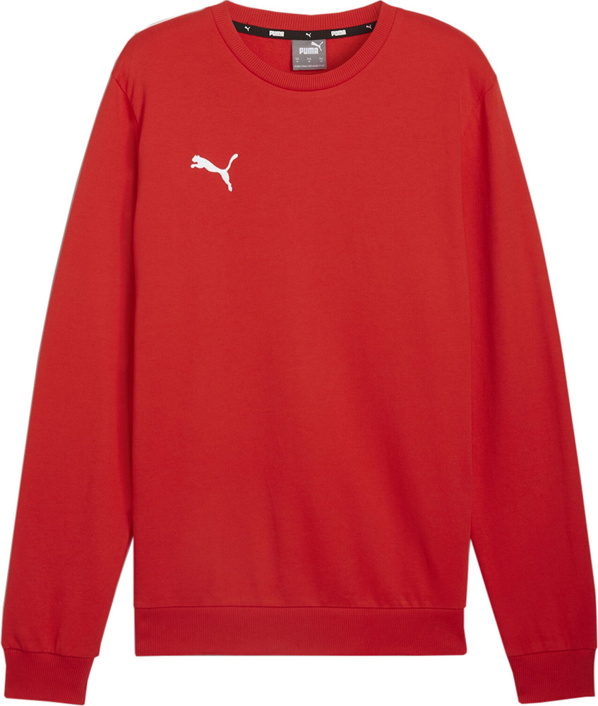 Pánská Mikina Puma Team Goal Casuals Crew Neck Sweat Červená 658592 01 vel M