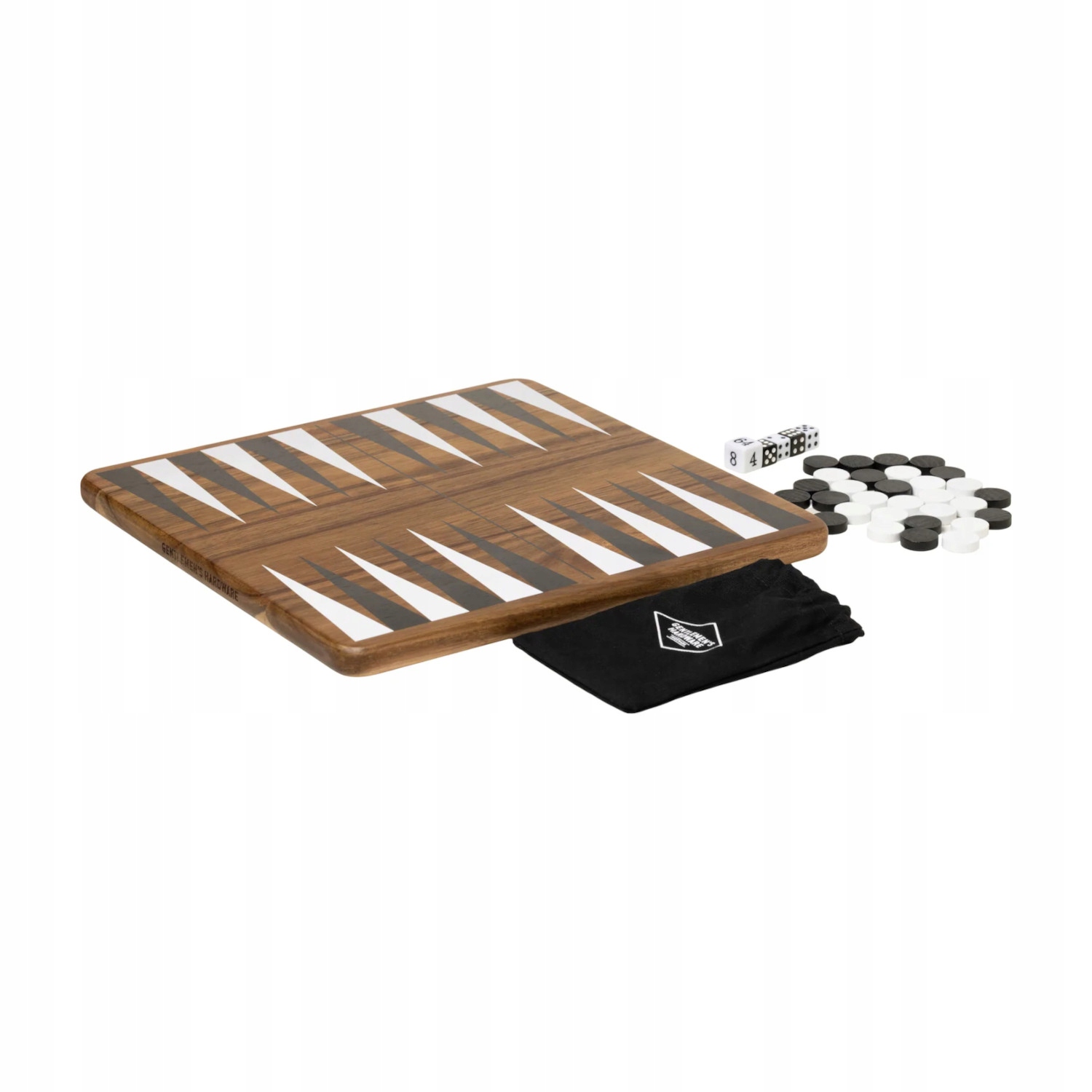 Gentlemen's Hardware Wooden Backgammon Wiek gracza 18+
