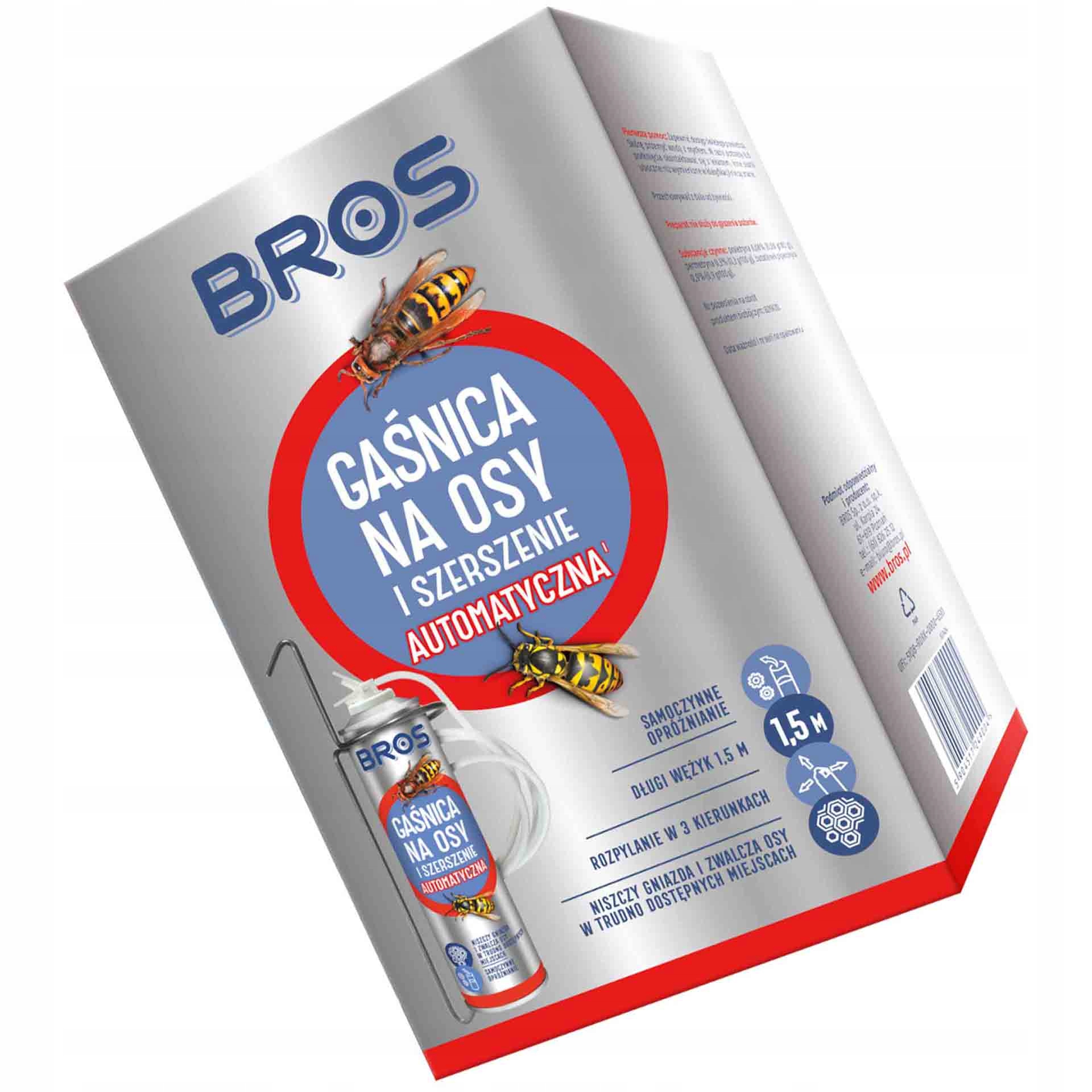 BROS GAŚNICA NA OSY I SZERSZENIE AUTOMATYCZNA 400 ml
