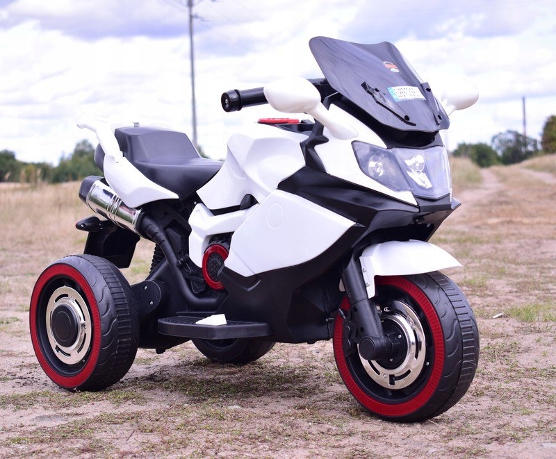 DUŻY MOTOR ŚCIGACZ STRONG 2 EXCLUSIVE, ŚWIECĄCE KO Wiek dziecka 1 m +