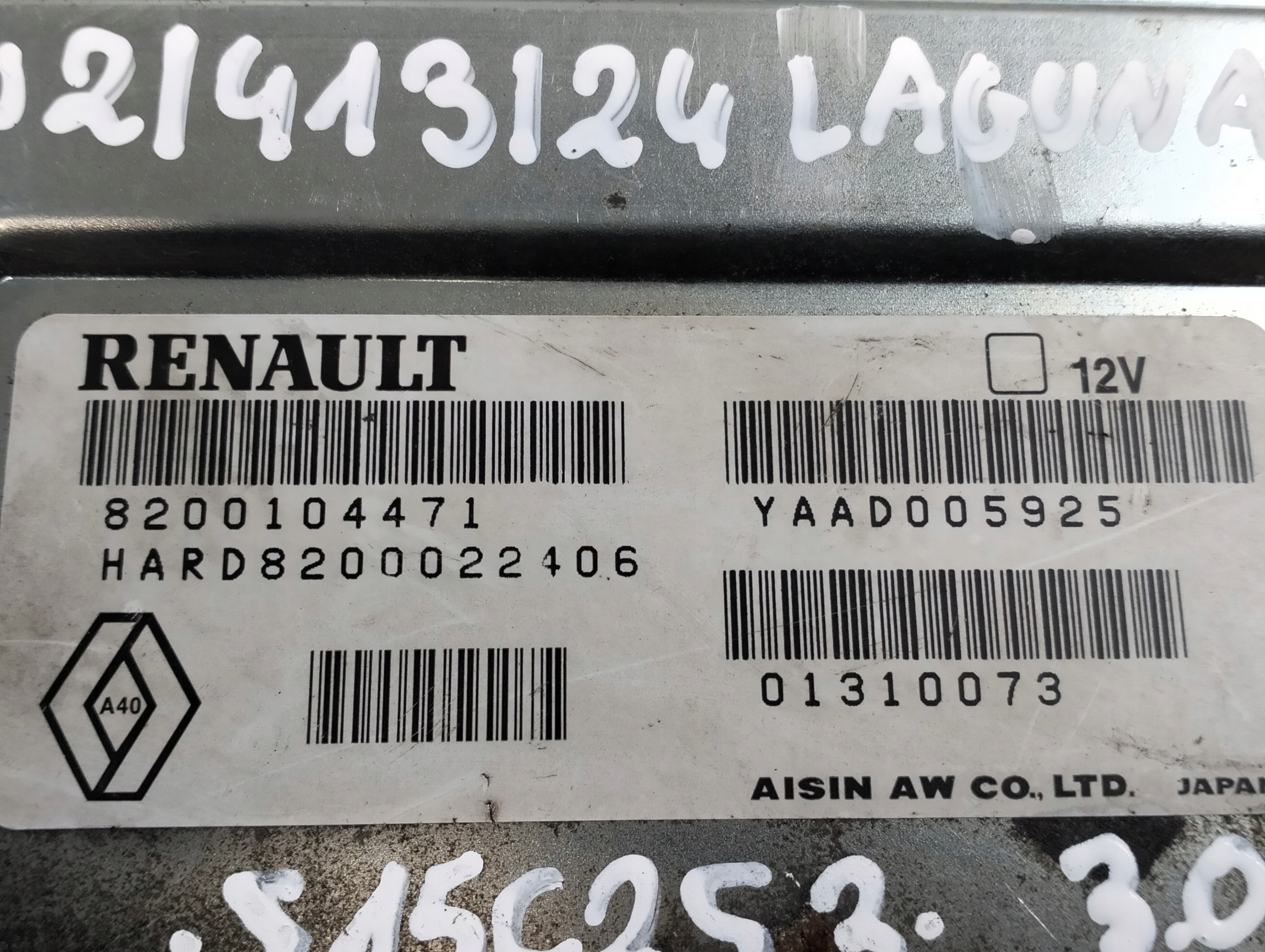 Bedienteil Computer Getriebe getriebe RENAULT LAGUNA II 3.0 V6 04r 8200104471