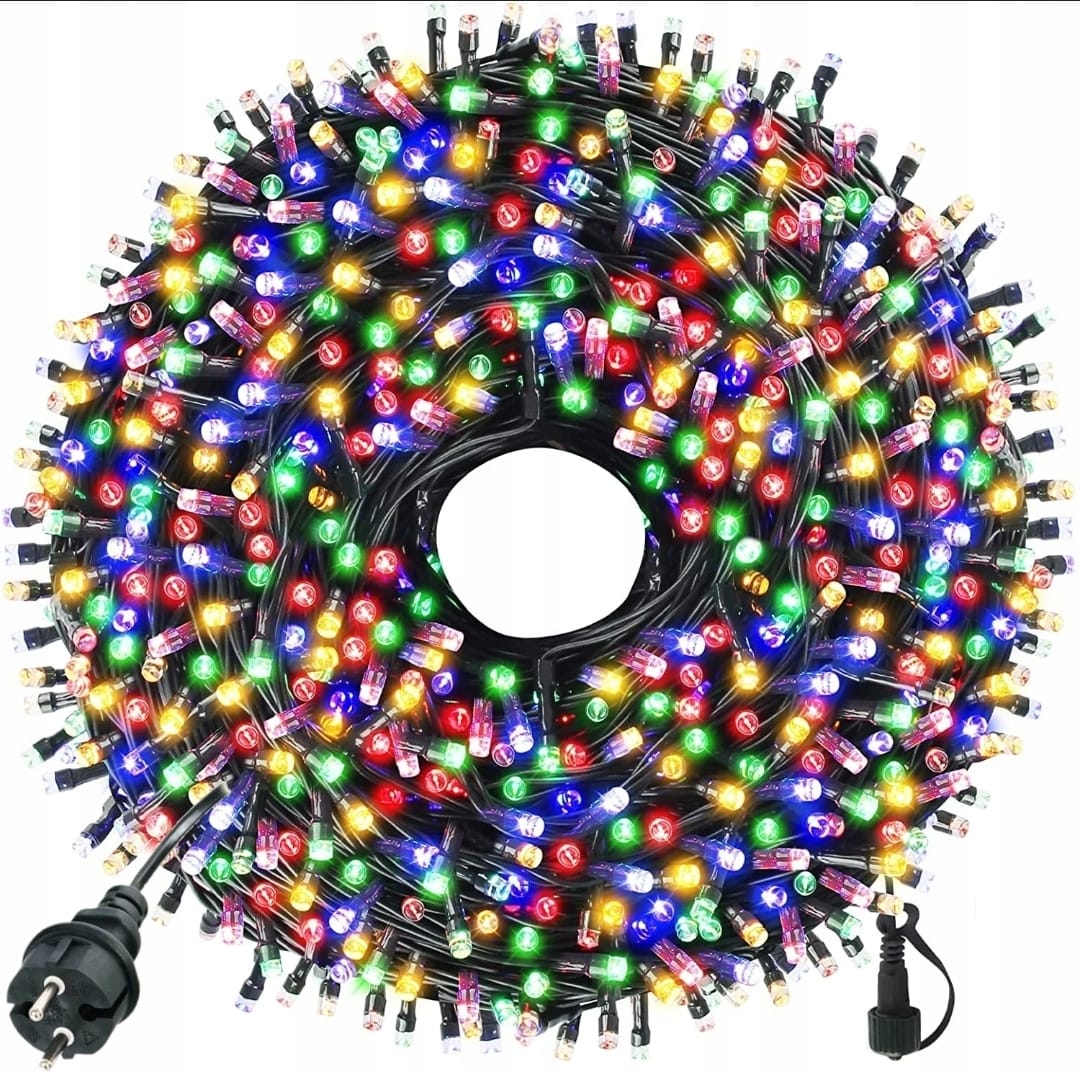 Vánoční Osvětlení Na Stromeček 500 Led Flash 35,5 M, Multicolor, Silný Kabel
