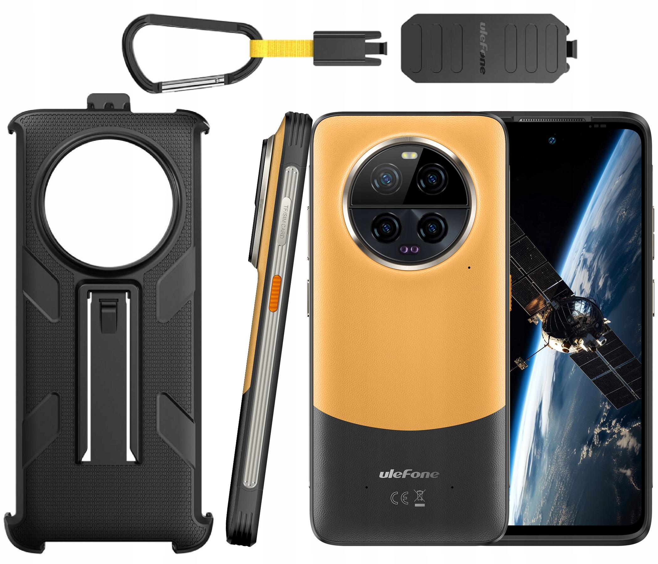 Ulefone Armor 23 Ultra 5G 12GB/512GB Orange 6,78 Cala Fhd+ 120 Hz Bt Etui