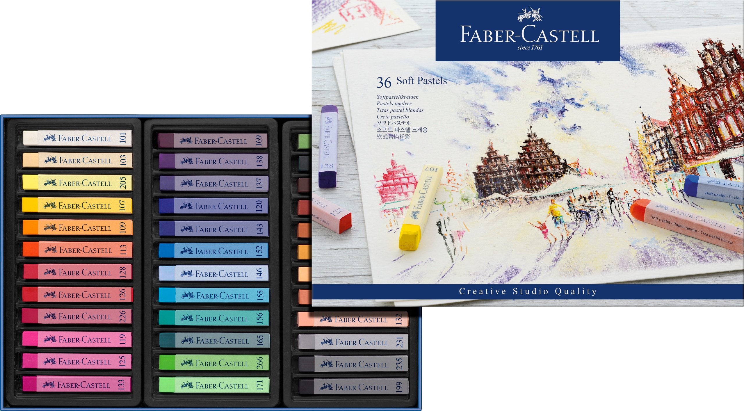 Pastele suche kredki Faber-castell Art