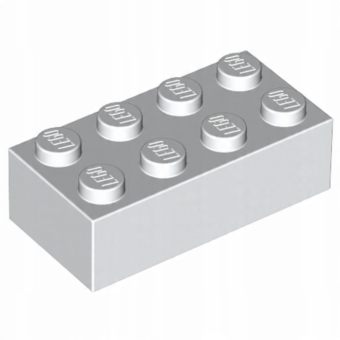 

Lego Klocek 2x4 Biały/White (3001/300101)
