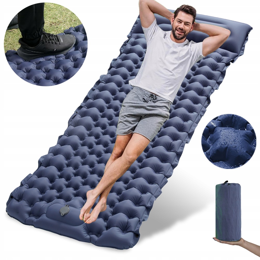 Samonafukovací Podložka Matrace Turistická Karimatka S Polštářem Velká 200X70X8 CM