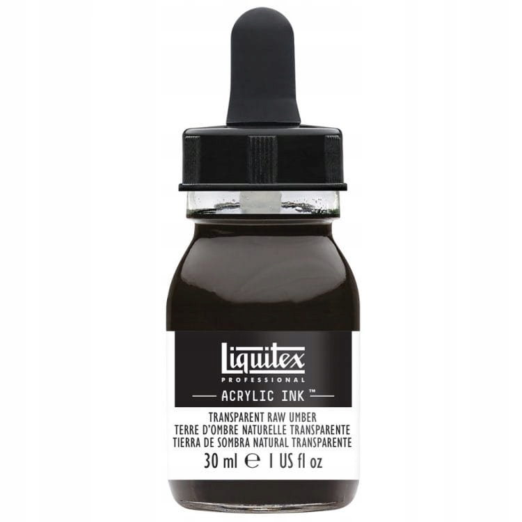 Liquitex Transparent Raw Umber 30 ml Acrylic Ink 333