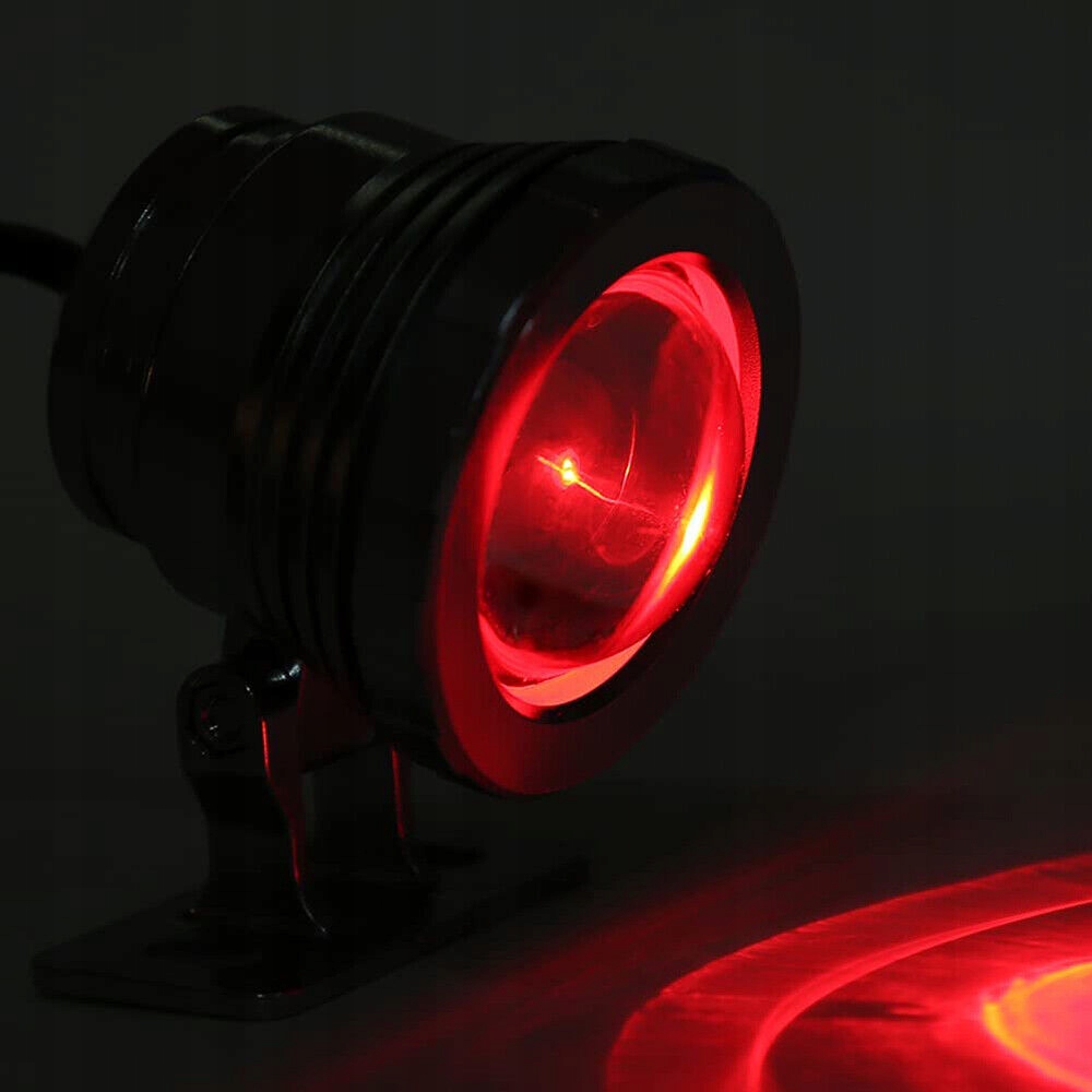 REFLEKTOR RGB LED Z PILOTEM ZDALNEGO STEROWANIA, NA ZEWNĄTRZ, WODOODPORNE Moc 10 W