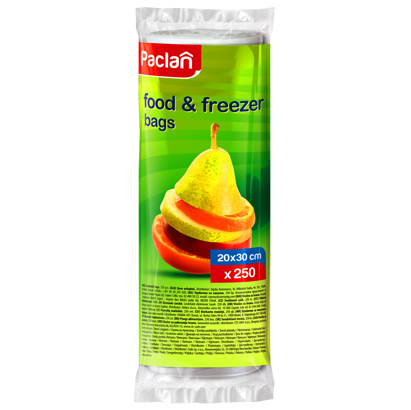 

Paclan Woreczki Do Żywności Śniadaniowe 250 Szt