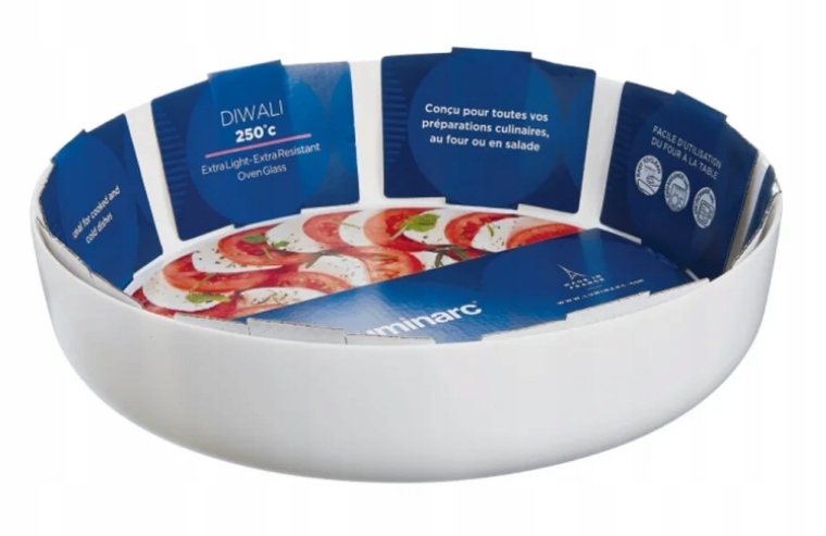 LUMINARC DIWALI FORMA DO TARTY CIASTA GŁĘBOKA 26CM